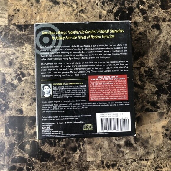 Dead or Alive by Tom Clancy (2010) 19 CD Complete & Unabridged Bonus MP3 - Picture 2 of 12